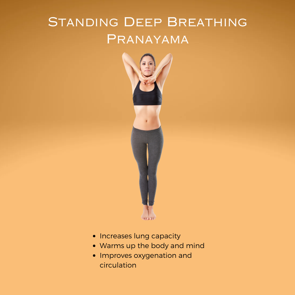 Standing Deep Breathing Pranayama